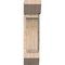 Ekena Millwork Legacy Slat Smooth Bracket w/ Offset Brace, Douglas Fir, 7 1/2"W x 18"D x 30"H BKT0806X18X30LEC06SDF - alternate 3